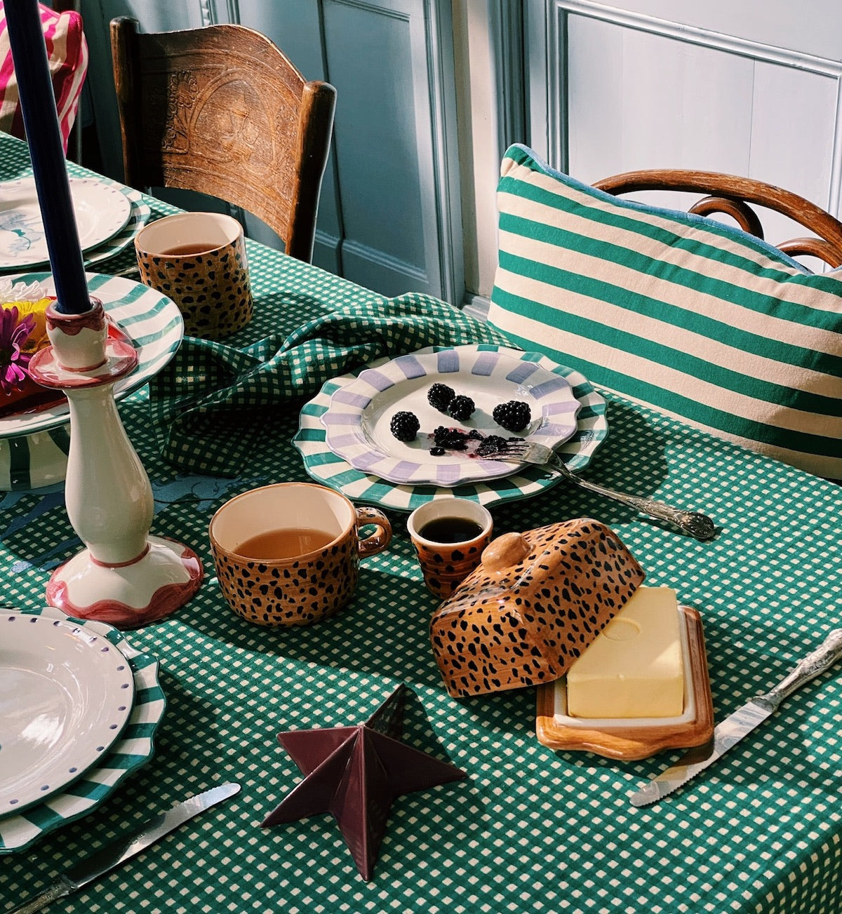 Het Gingham Pegasus tafelkleed – Voor een mooi gedekte tafel