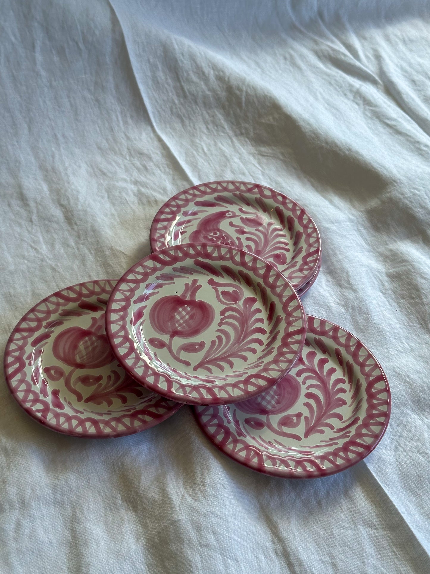 Sideplate Granada Roze | Rubia Cerámica
