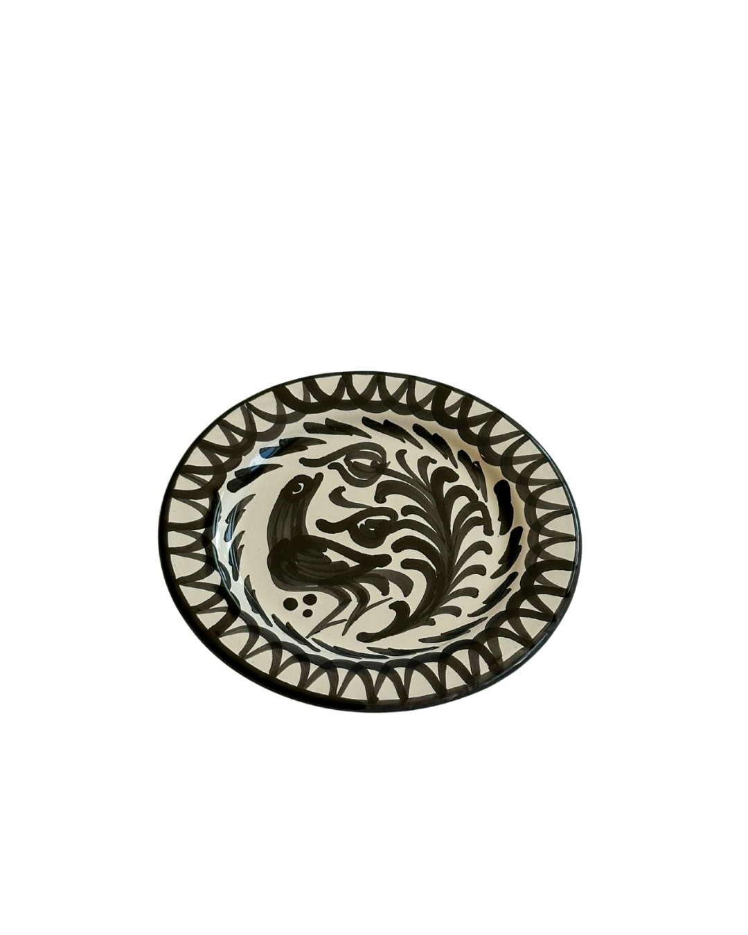 Sideplate Granada Zwart | Rubia Cerámica