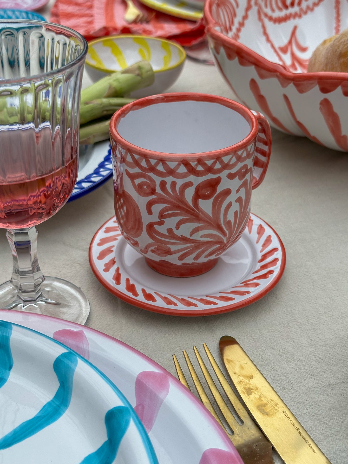 Dinerbord 26 cm Granada blauw | Rubia Cerámica