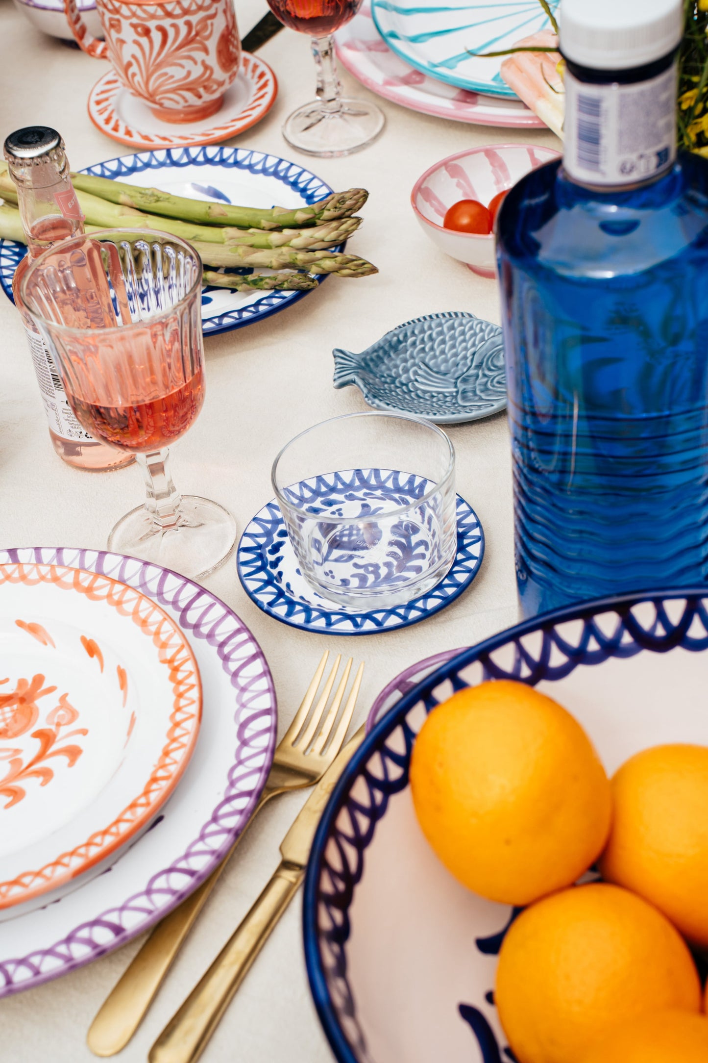 Sideplate Granada Blauw | Rubia Cerámica