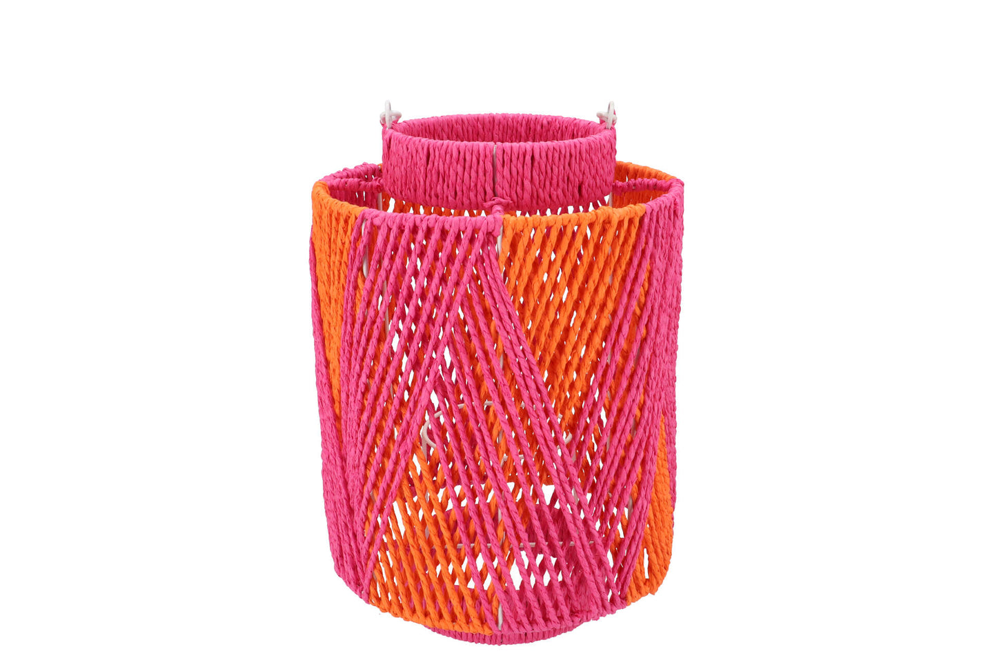 Lantaarn oranje roze (2 maten) - Ruby Conceptstore