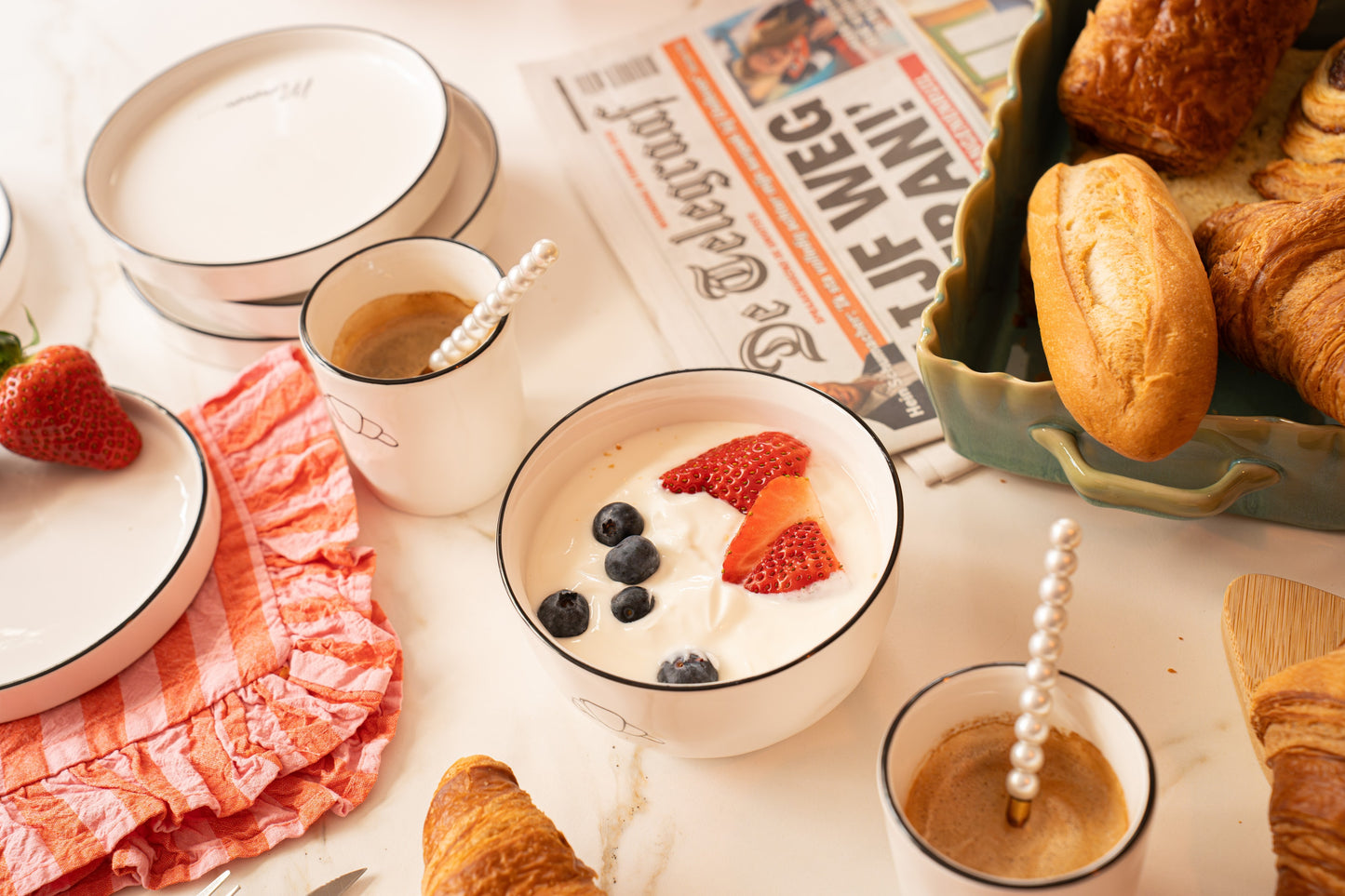 Bordjes uit de croissants collectie | Ruby Conceptstore