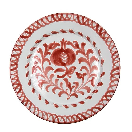 Bord 20 cm Granada Coral | Rubia Cerámica