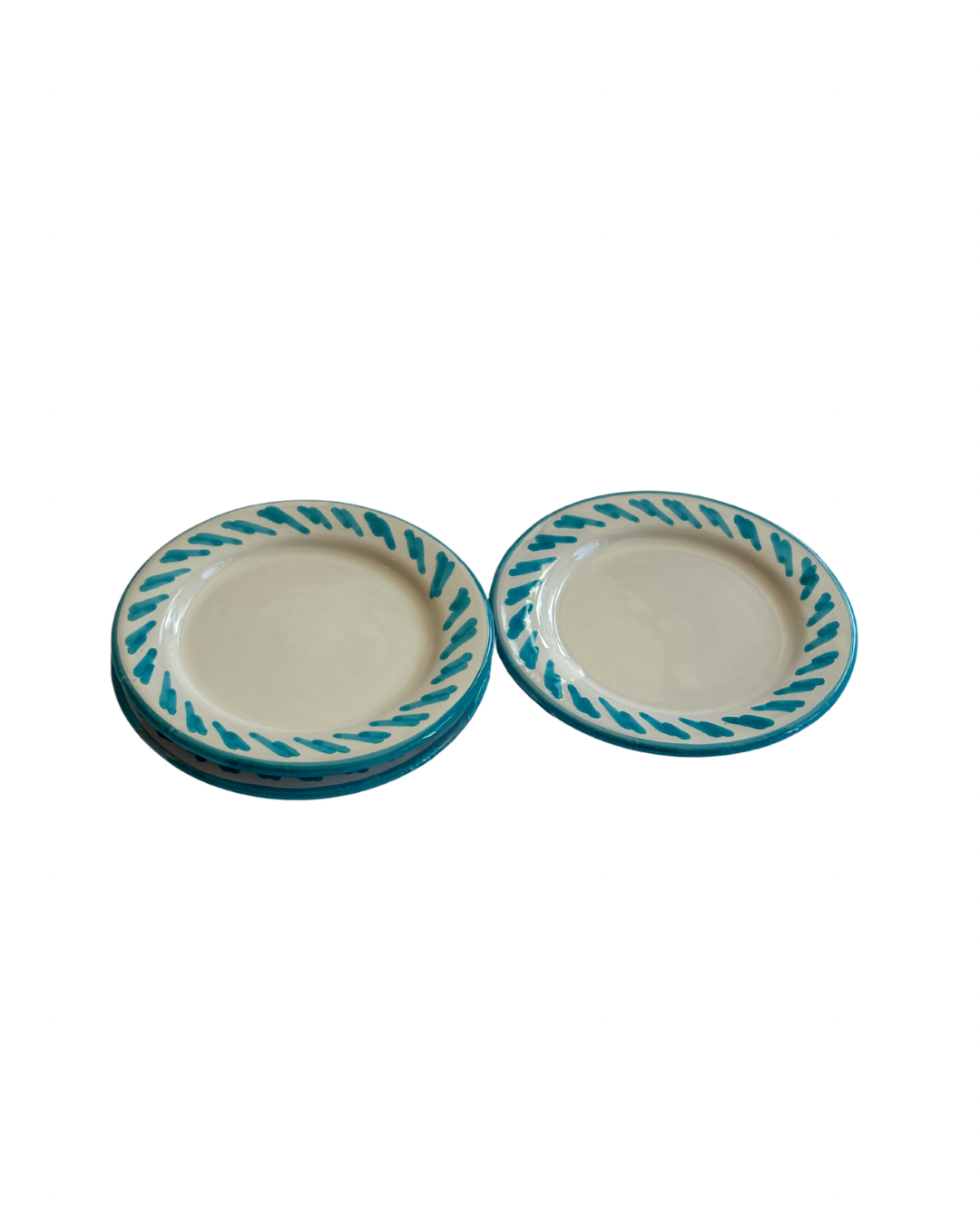 Sideplate Filo Turquoise | Rubia Cerámica