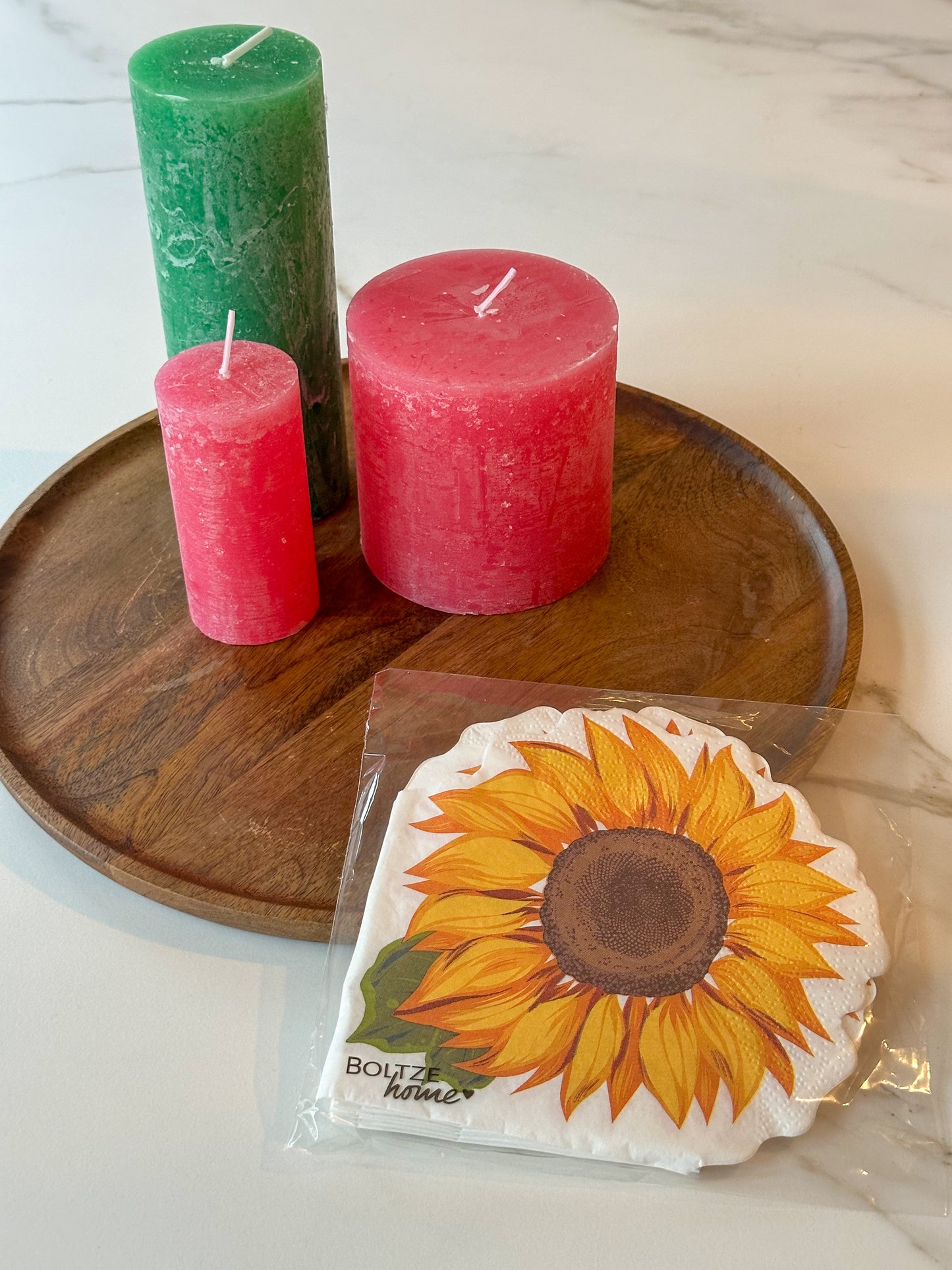 Servetten papier zonnebloem