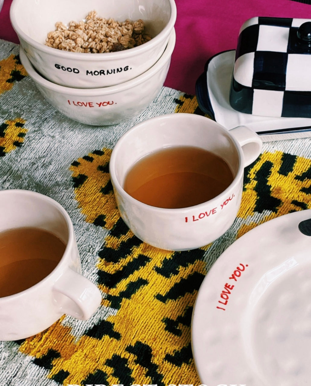 Anna + Nina - Cappuccino Mok I love you - RUBY Conceptstore