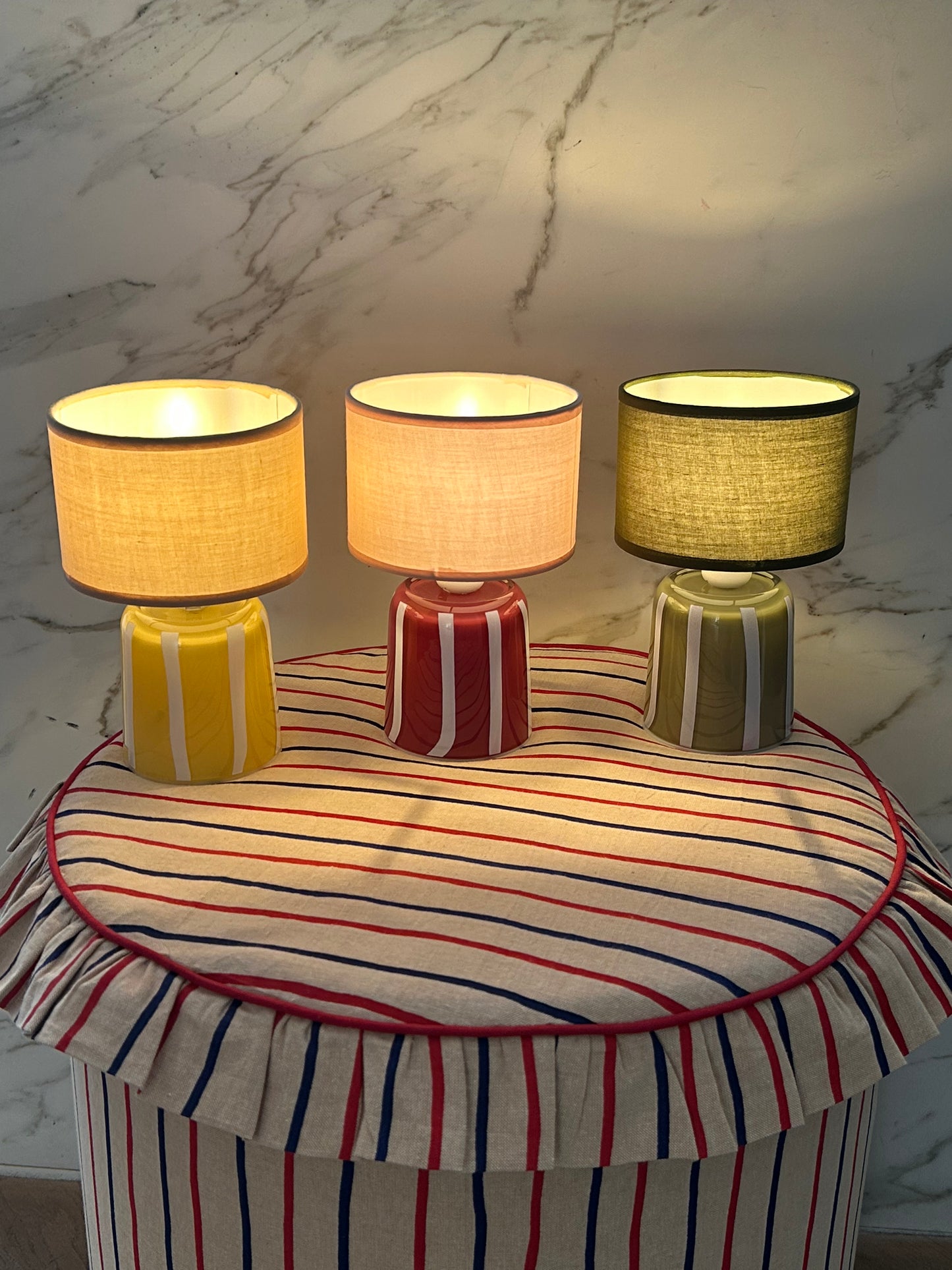 Tafellamp batterij Lily Groen | Ruby Conceptstore