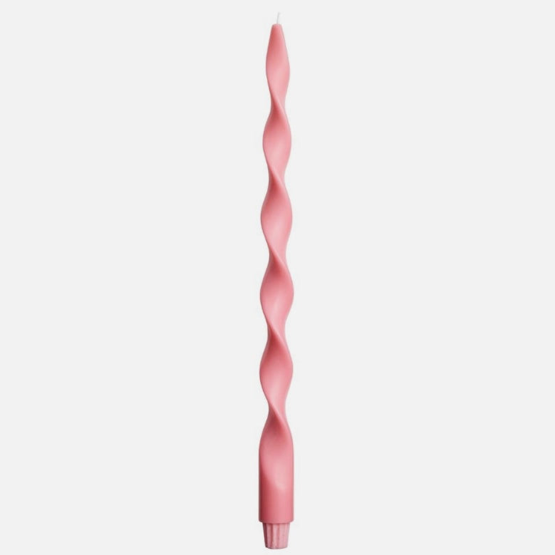 Kaars Roze Big Lazy Spiral - Ruby Conceptstore