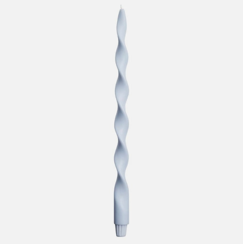 Kaars Blauw Big Lazy Spiral - Ruby Conceptstore