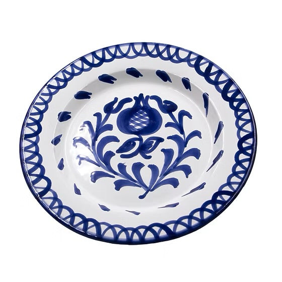 Bord 20 cm Granada blauw | Rubia Cerámica