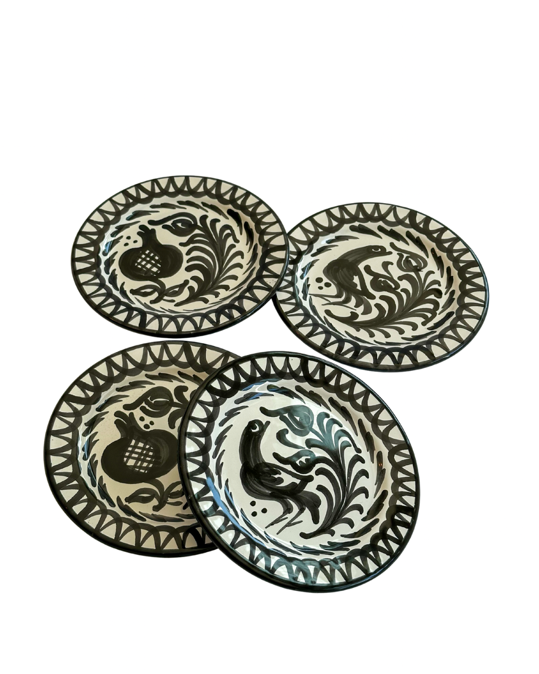 Sideplate Granada Zwart | Rubia Cerámica