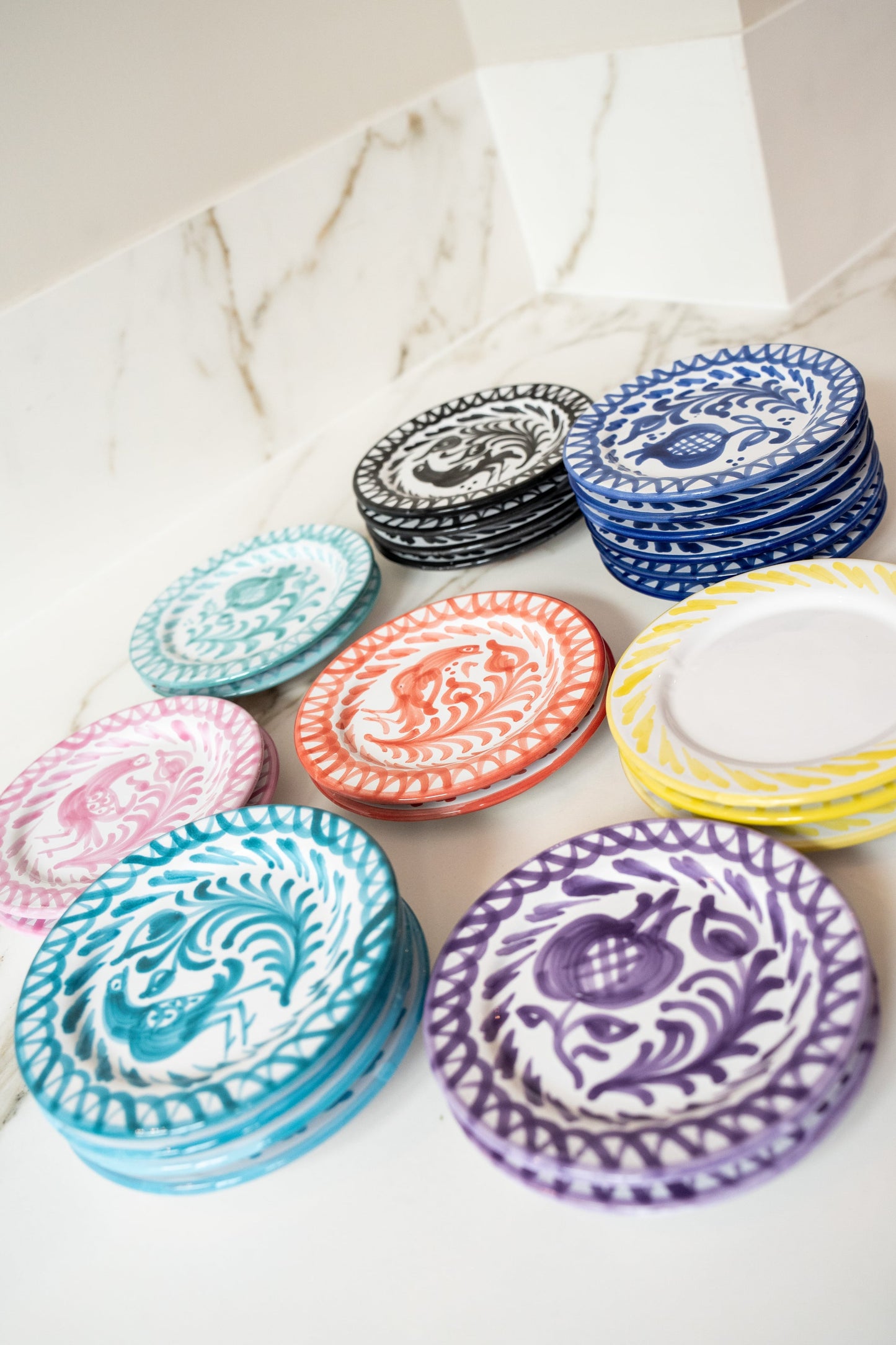 Sideplate Granada Coral | Rubia Cerámica