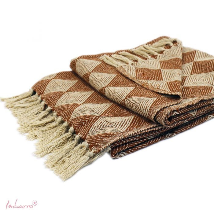 Plaid geblokt terra/bruin - RUBY Conceptstore