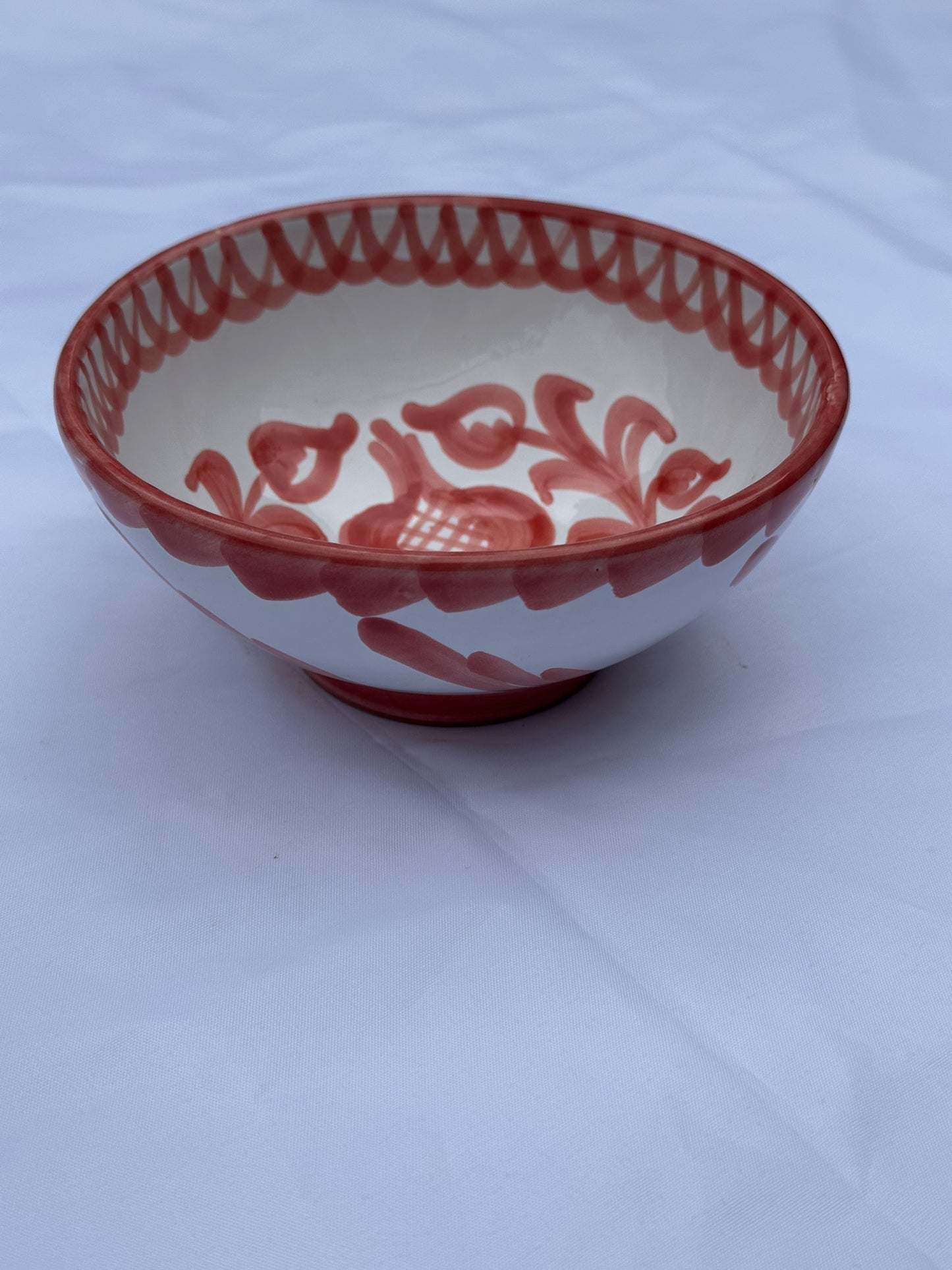 Spaanse bowl 15cm Granada Coral | Rubia Cerámica