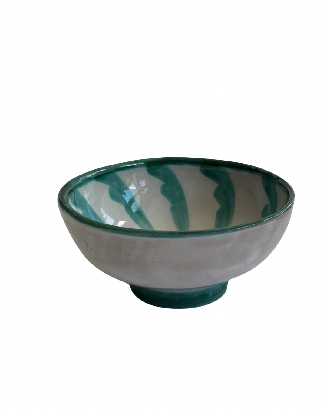 Tapasschaaltje 10 cm Palmetas Groen | Rubia Cerámica