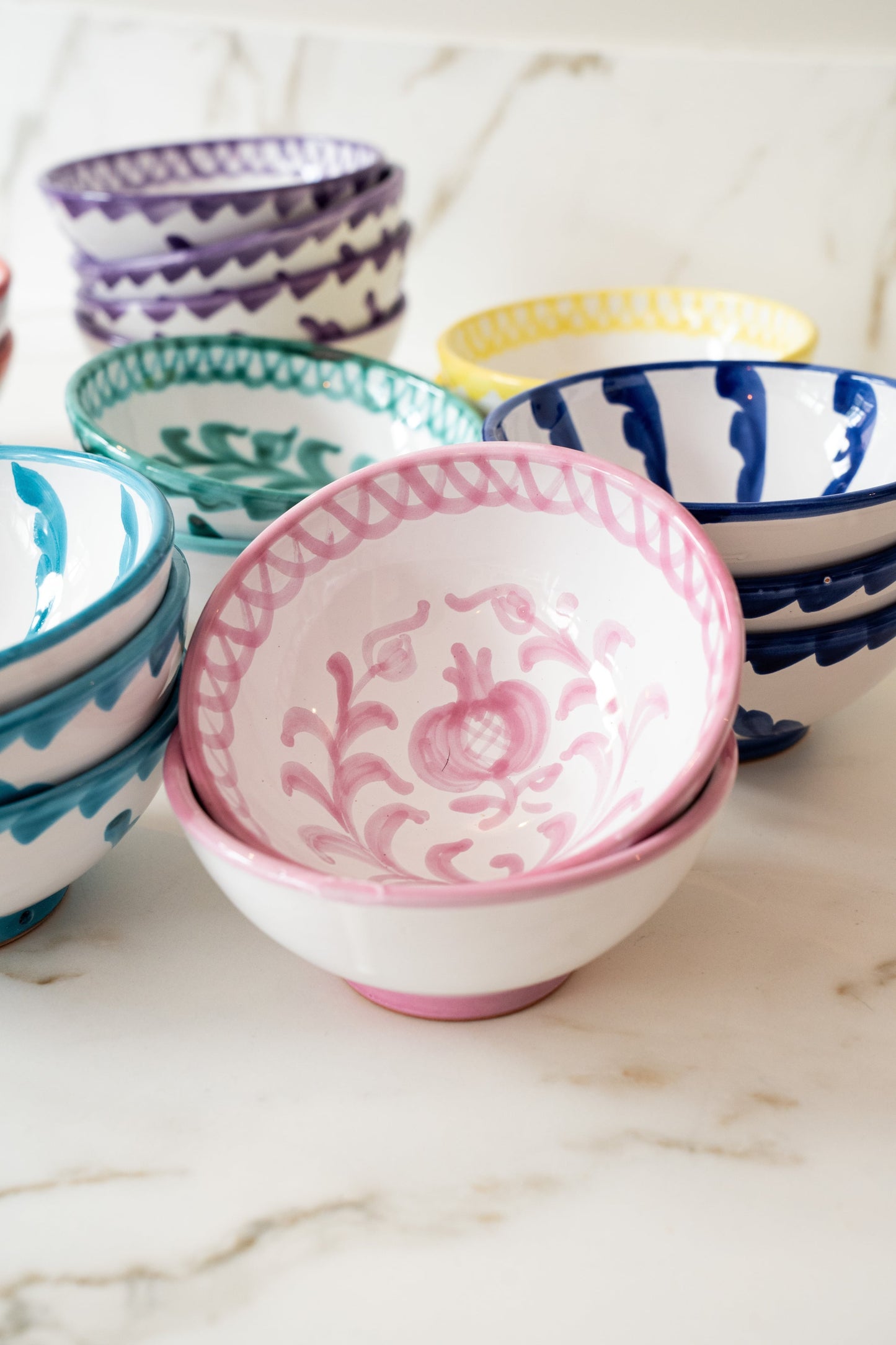 Tapasschaaltje 10 cm Granada Turquoise | Rubia Cerámica