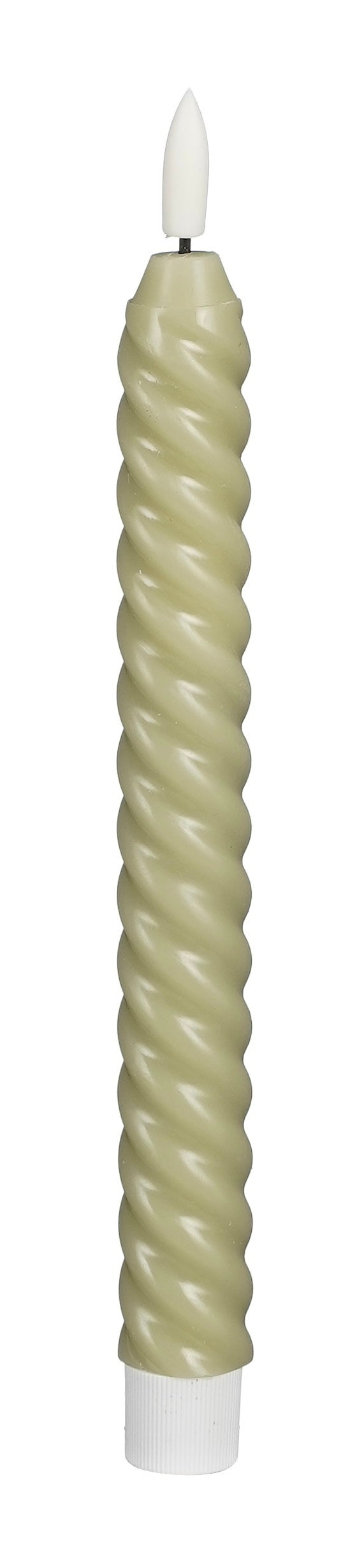 LED Kaarsen twist groen (set van 2) - RUBY Conceptstore
