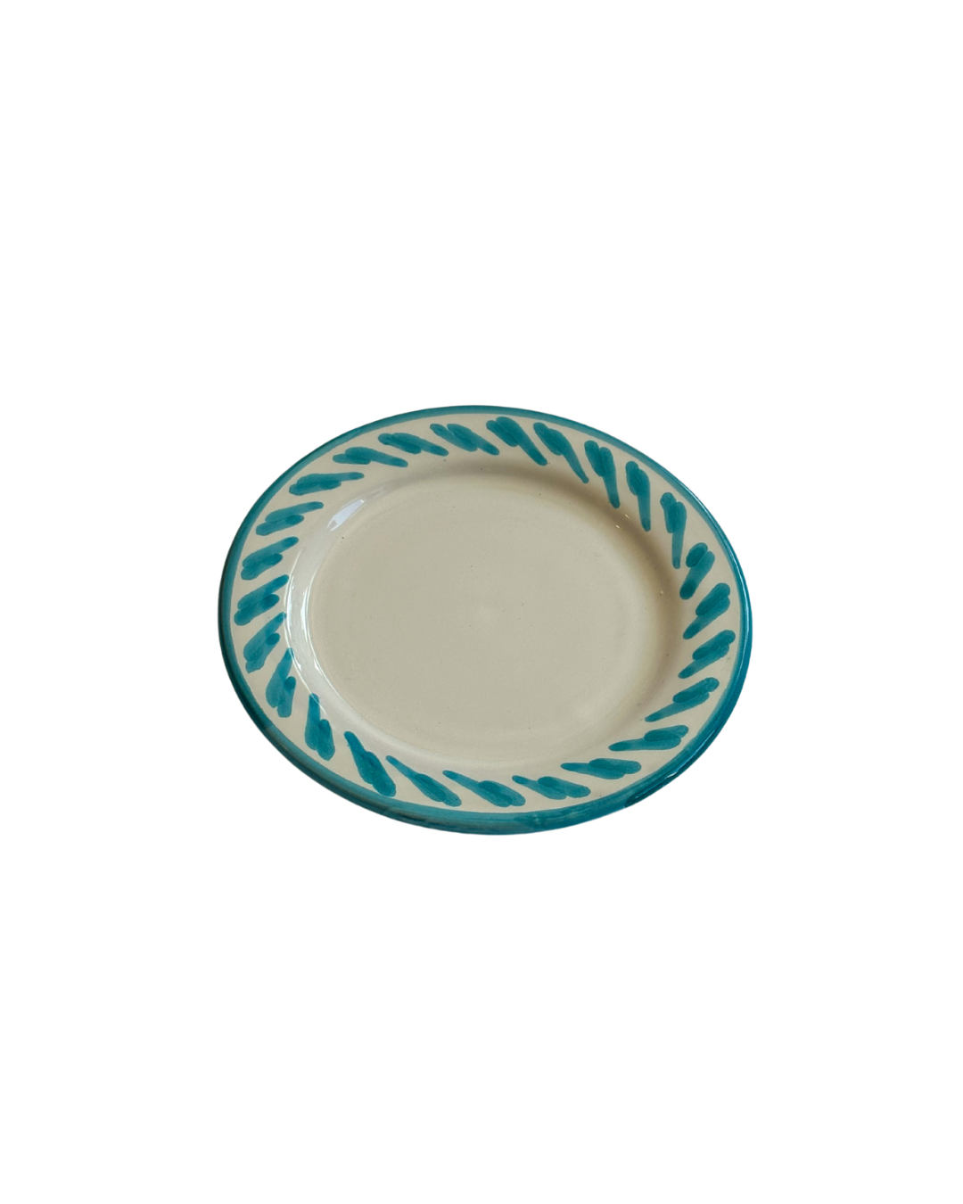 Sideplate Filo Turquoise | Rubia Cerámica