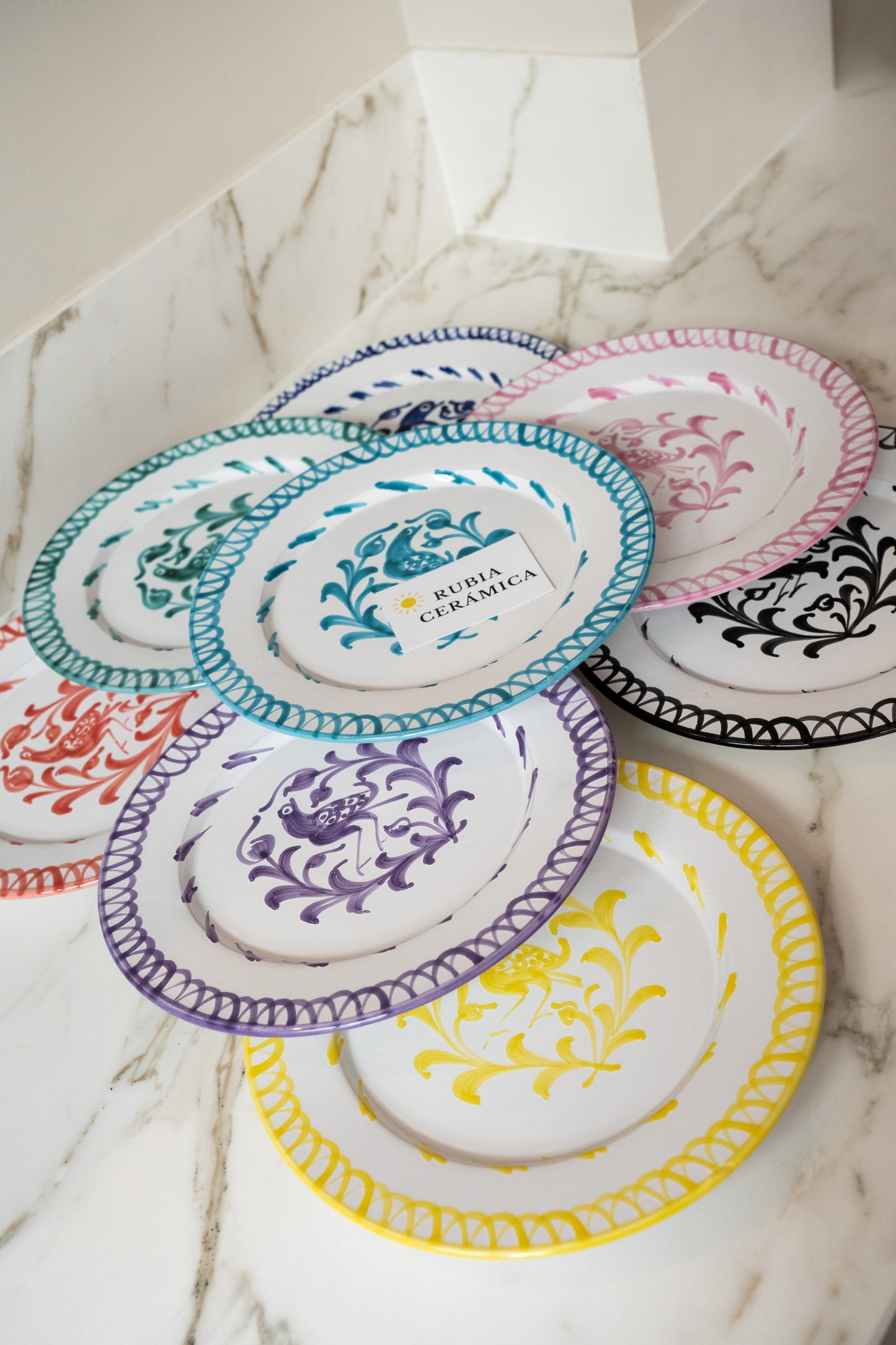 Dinerbord 26 cm Granada zwart | Rubia Cerámica