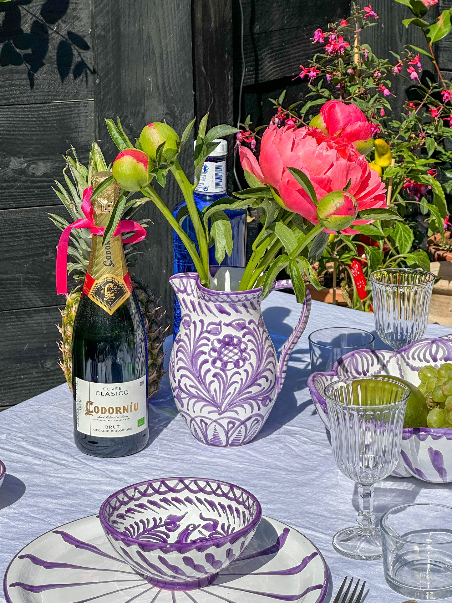 Spaanse bowl 15cm Granada Paars | Rubia Cerámica