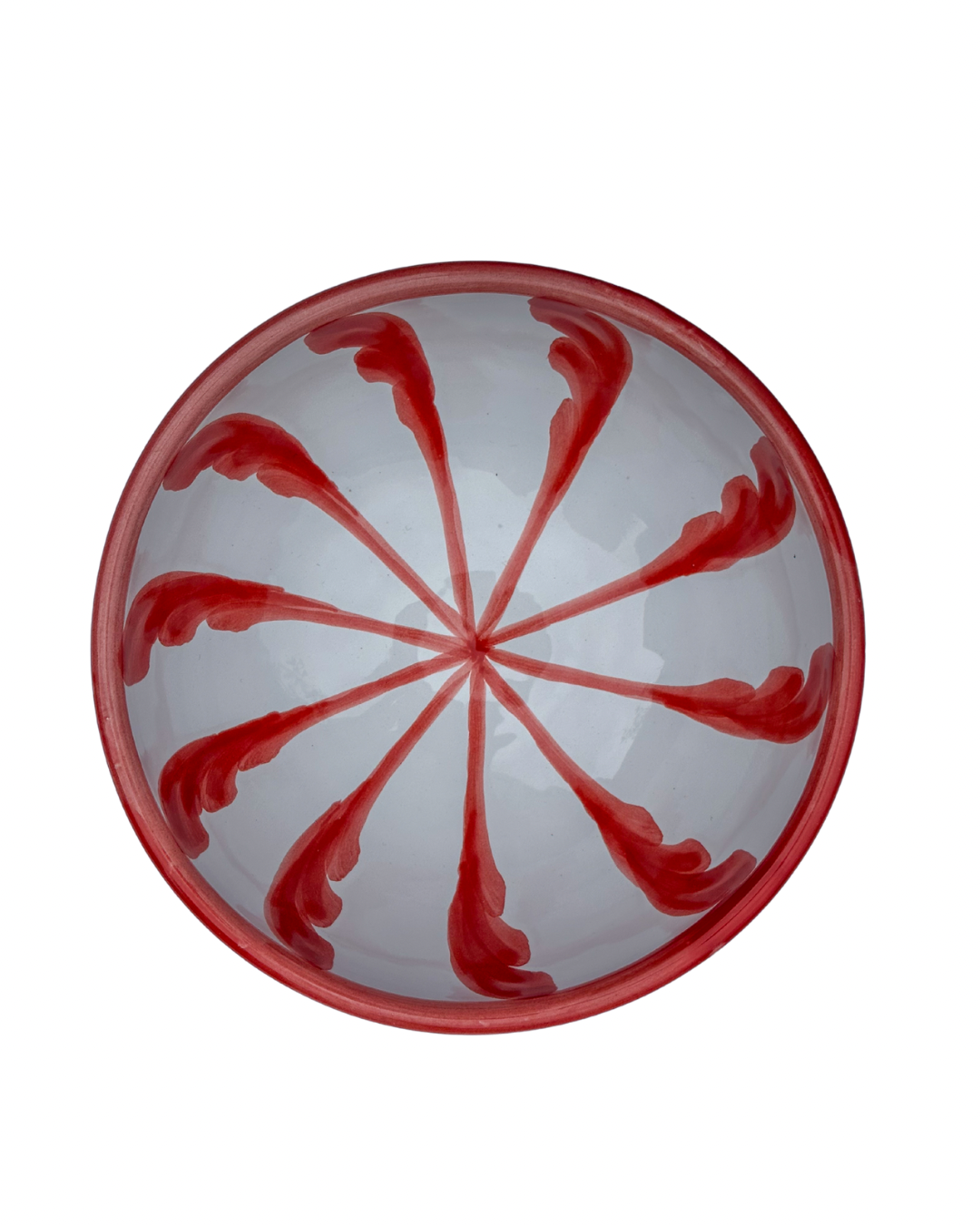 Spaanse bowl 15cm Palmetas Coral | Rubia Cerámica
