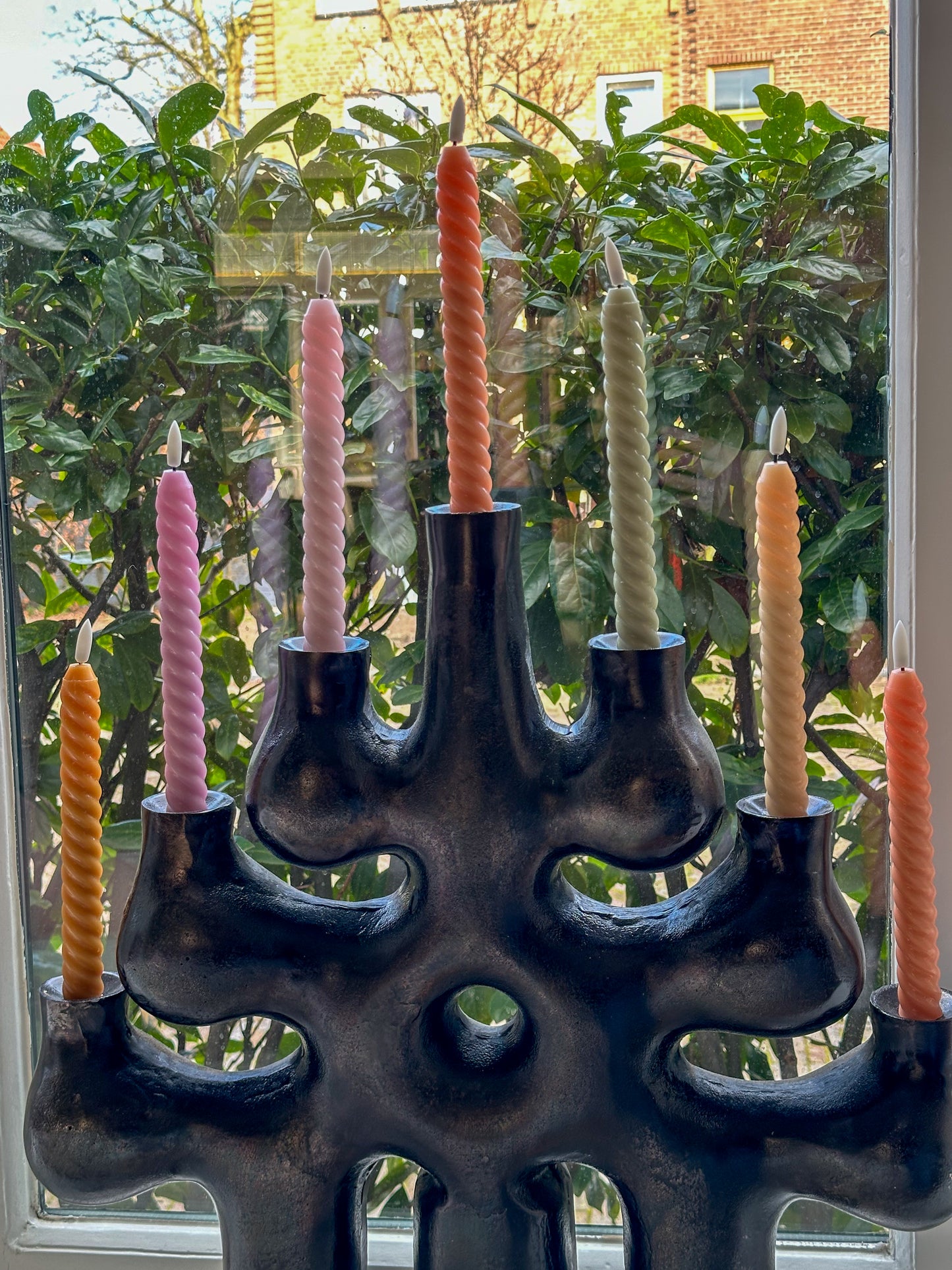 LED Kaarsen twist groen (set van 2) - RUBY Conceptstore