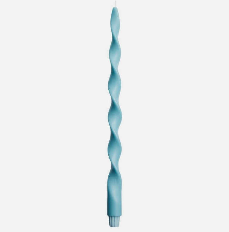 Kaars Turquoise Big Lazy Spiral - Ruby Conceptstore