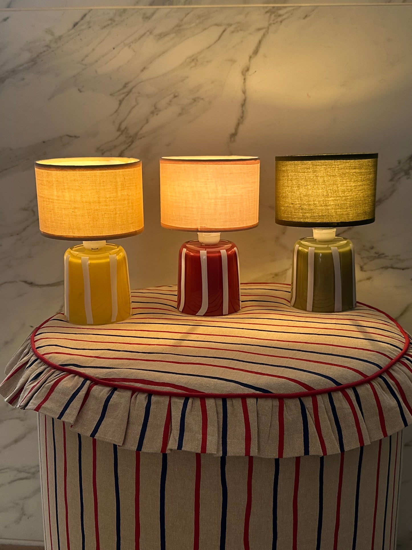 Tafellamp batterij Lily Geel | Ruby Conceptstore