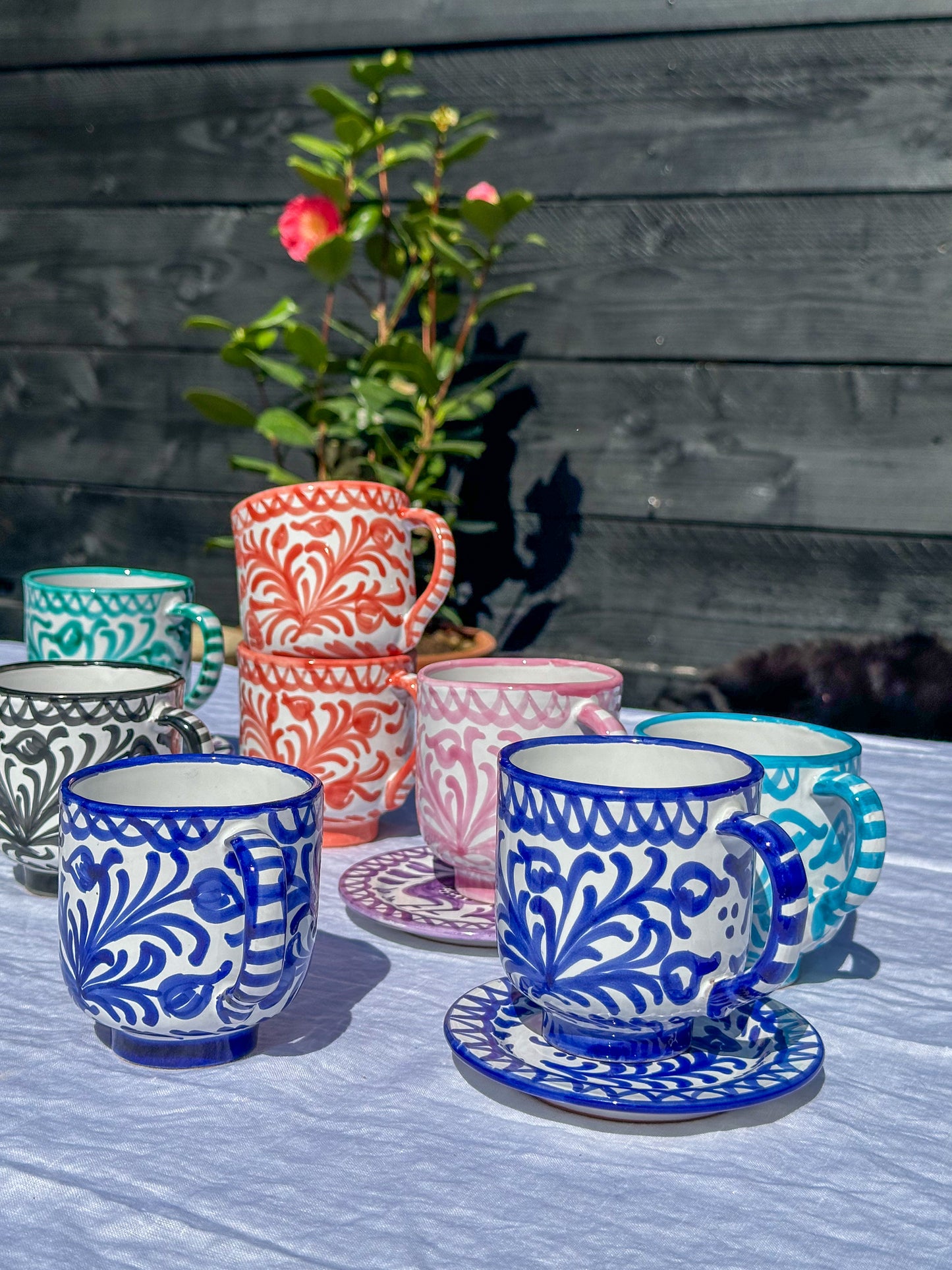 Mok Blauw - Rubia Cerámica | Handgemaakt Spaans keramiek