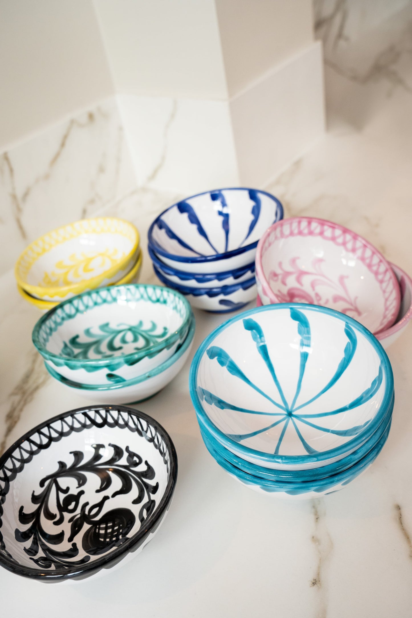 Tapasschaaltje 10 cm Granada Turquoise | Rubia Cerámica