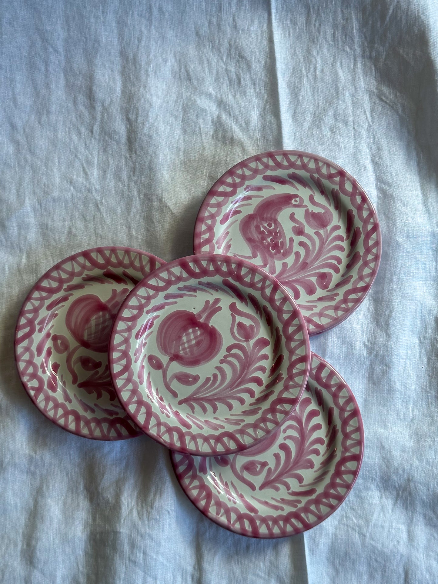 Sideplate Granada Roze | Rubia Cerámica