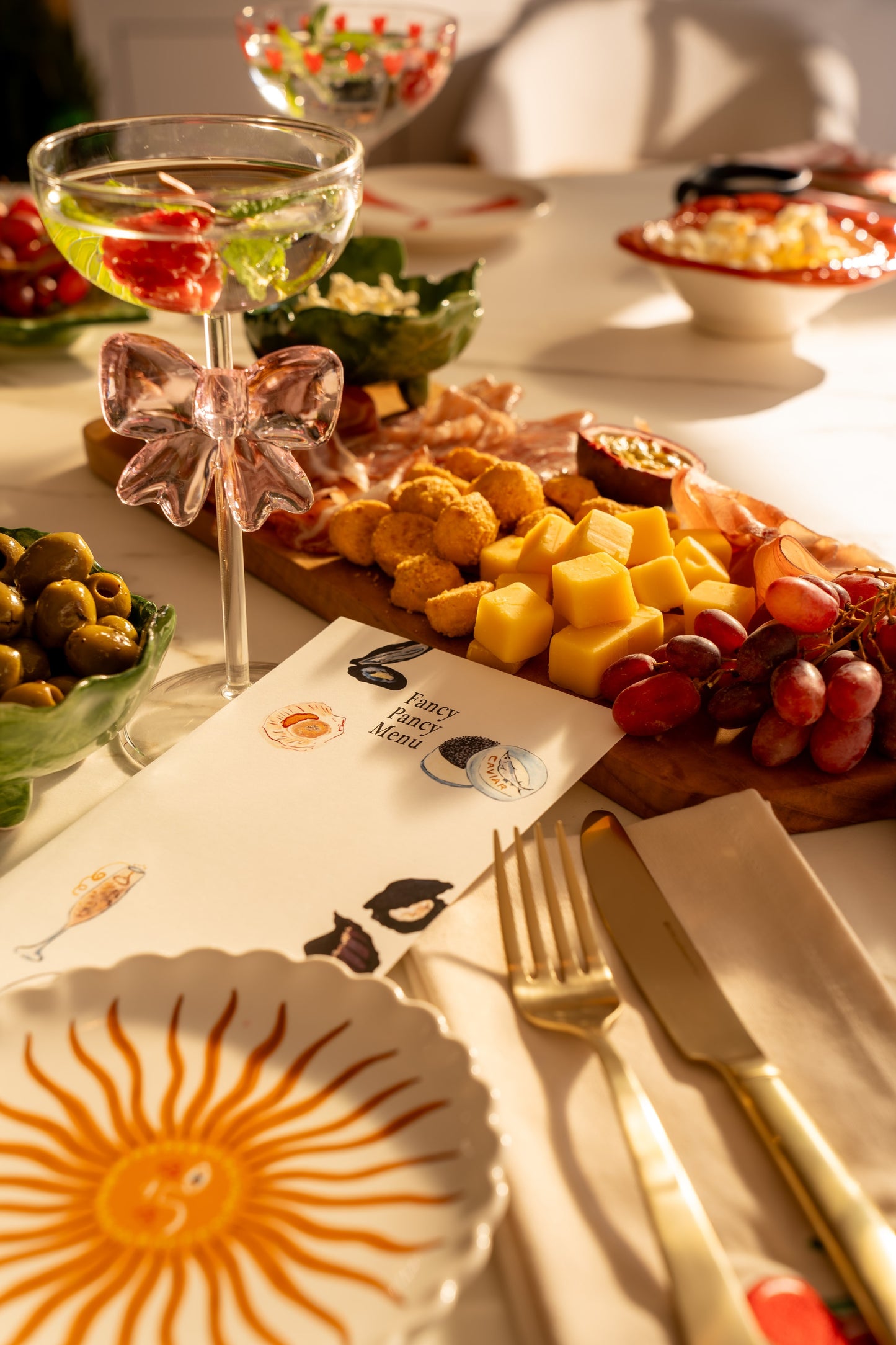 Menukaartjes Fancy pancy (6x) | Ruby Conceptstore