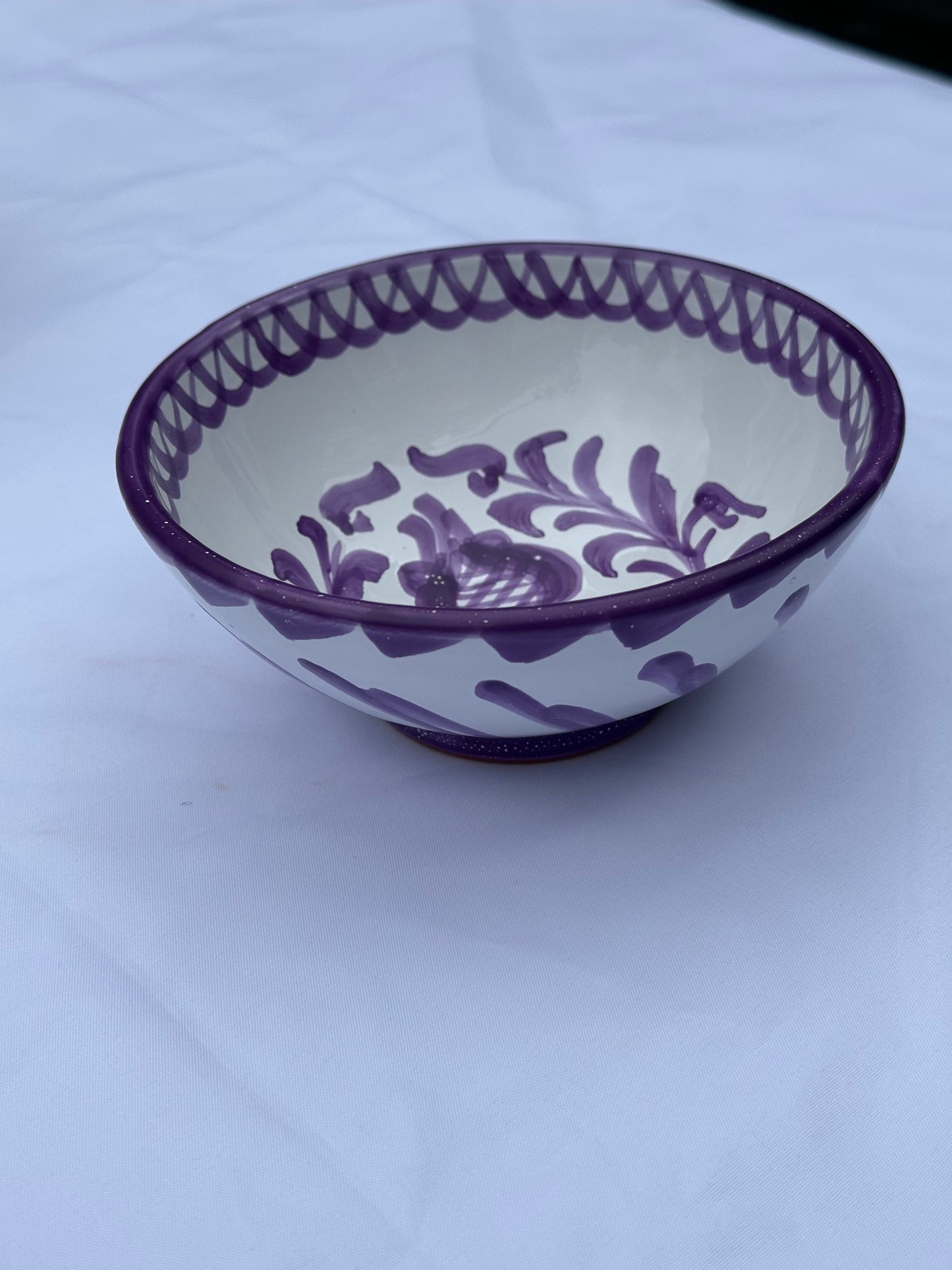 Spaanse bowl 15cm Granada Paars | Rubia Cerámica