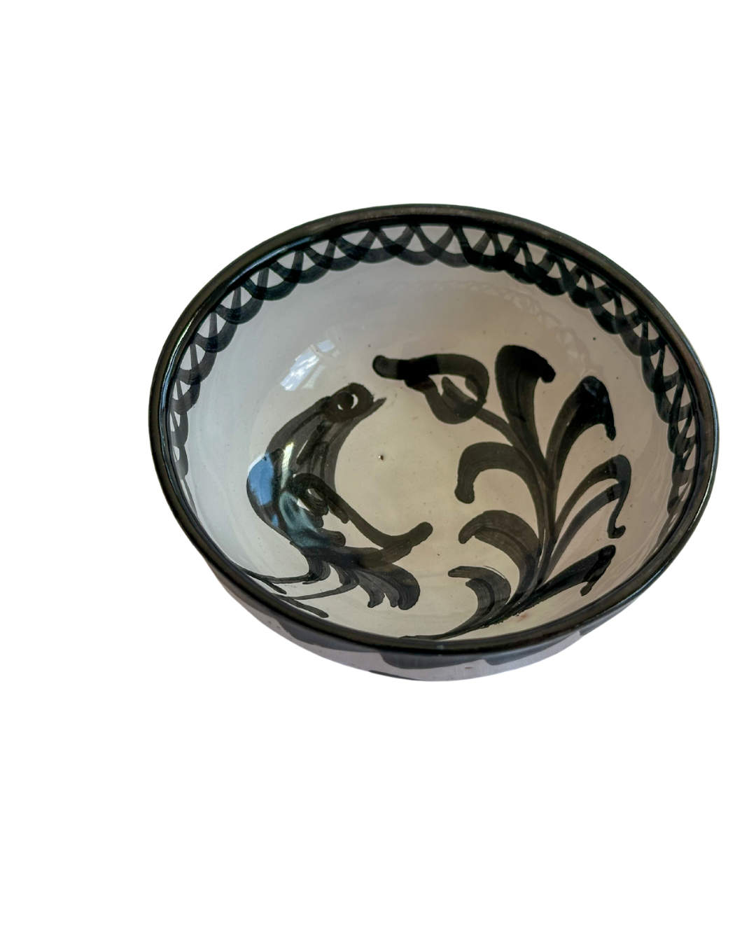Tapasschaaltje 10 cm Granada Zwart | Rubia Cerámica