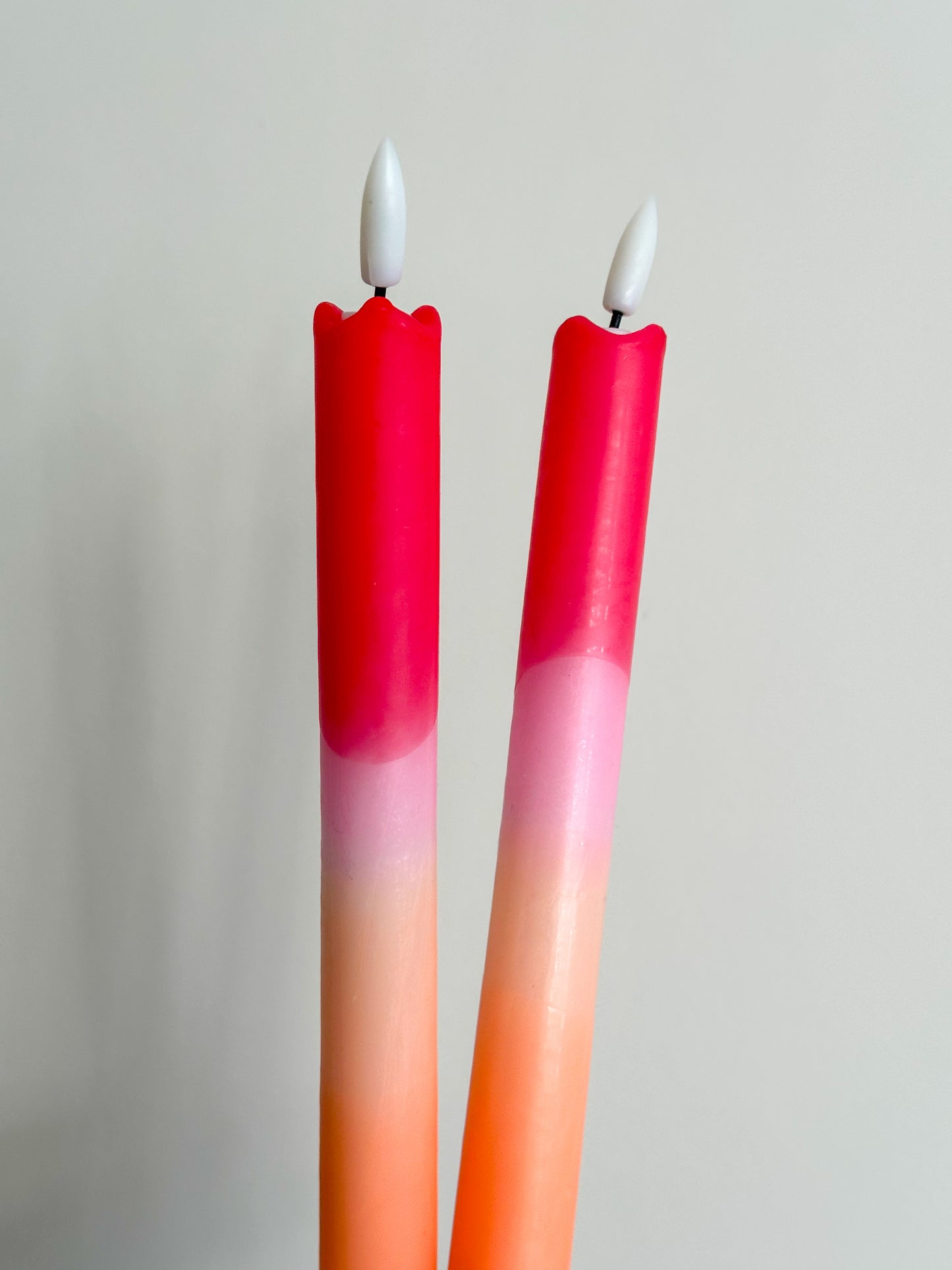 LED kaarsen dip dye (2 stuks) - RUBY Conceptstore