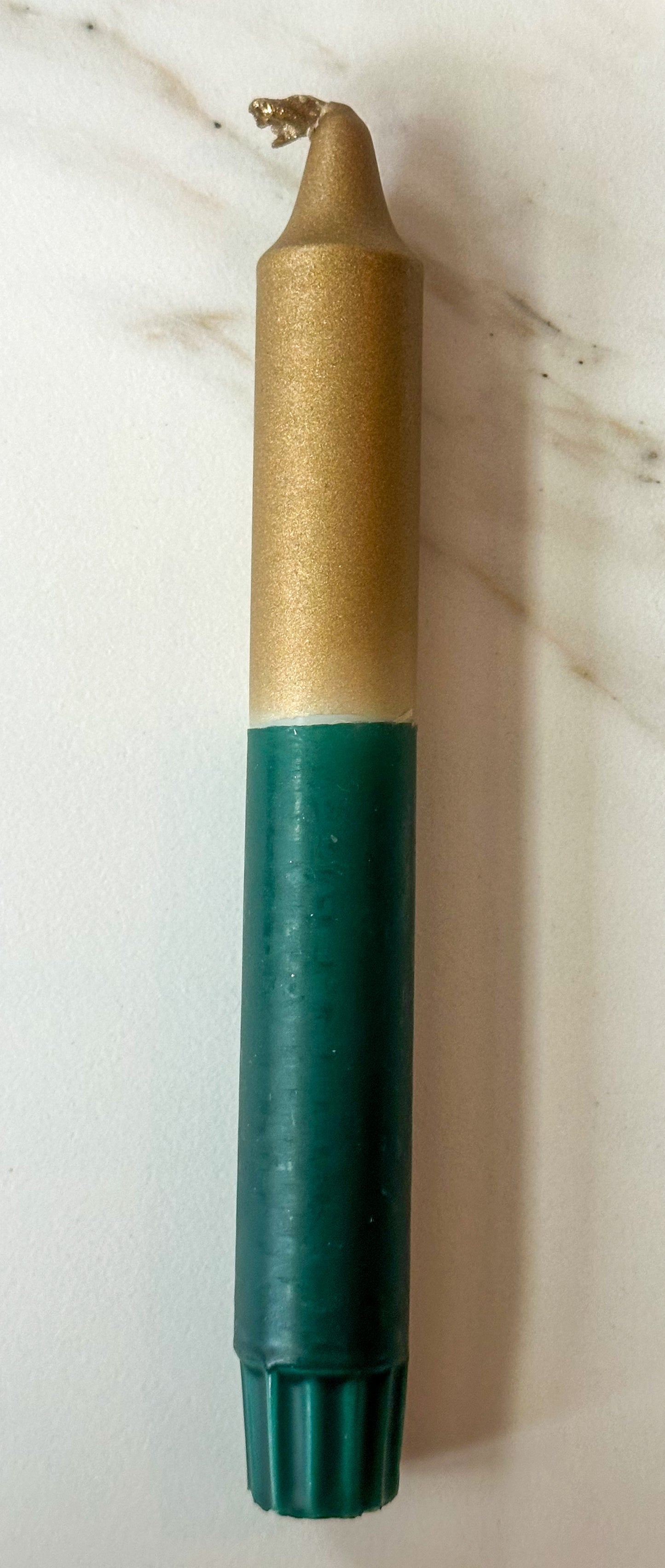 Kaarsen dip dye goud - RUBY Conceptstore