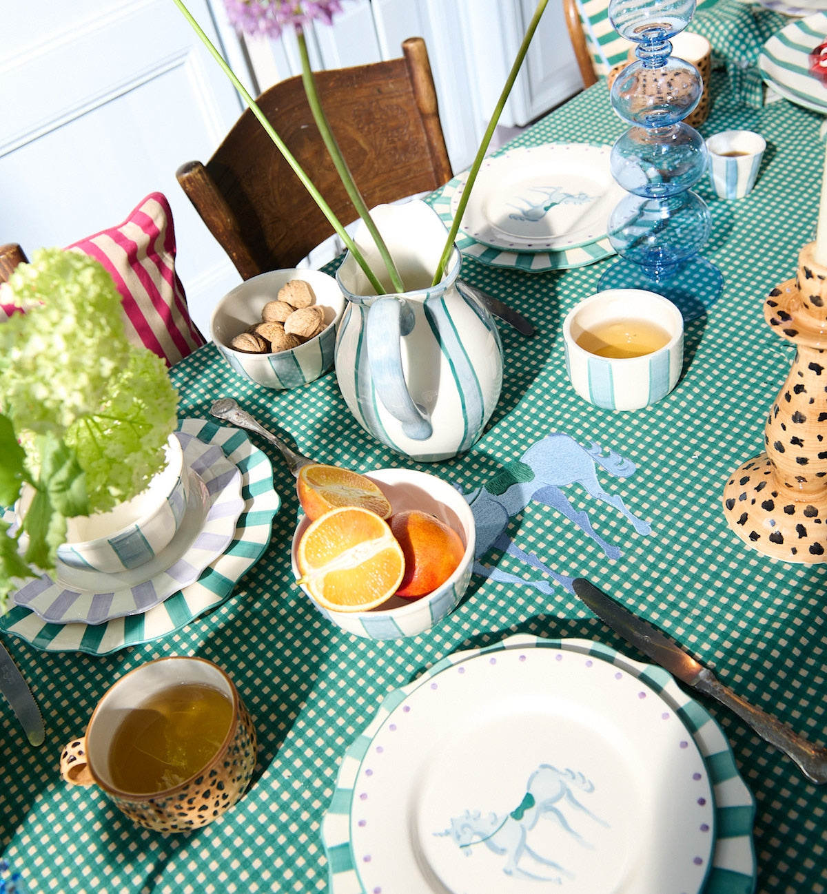 Het Gingham Pegasus tafelkleed – Voor een mooi gedekte tafel