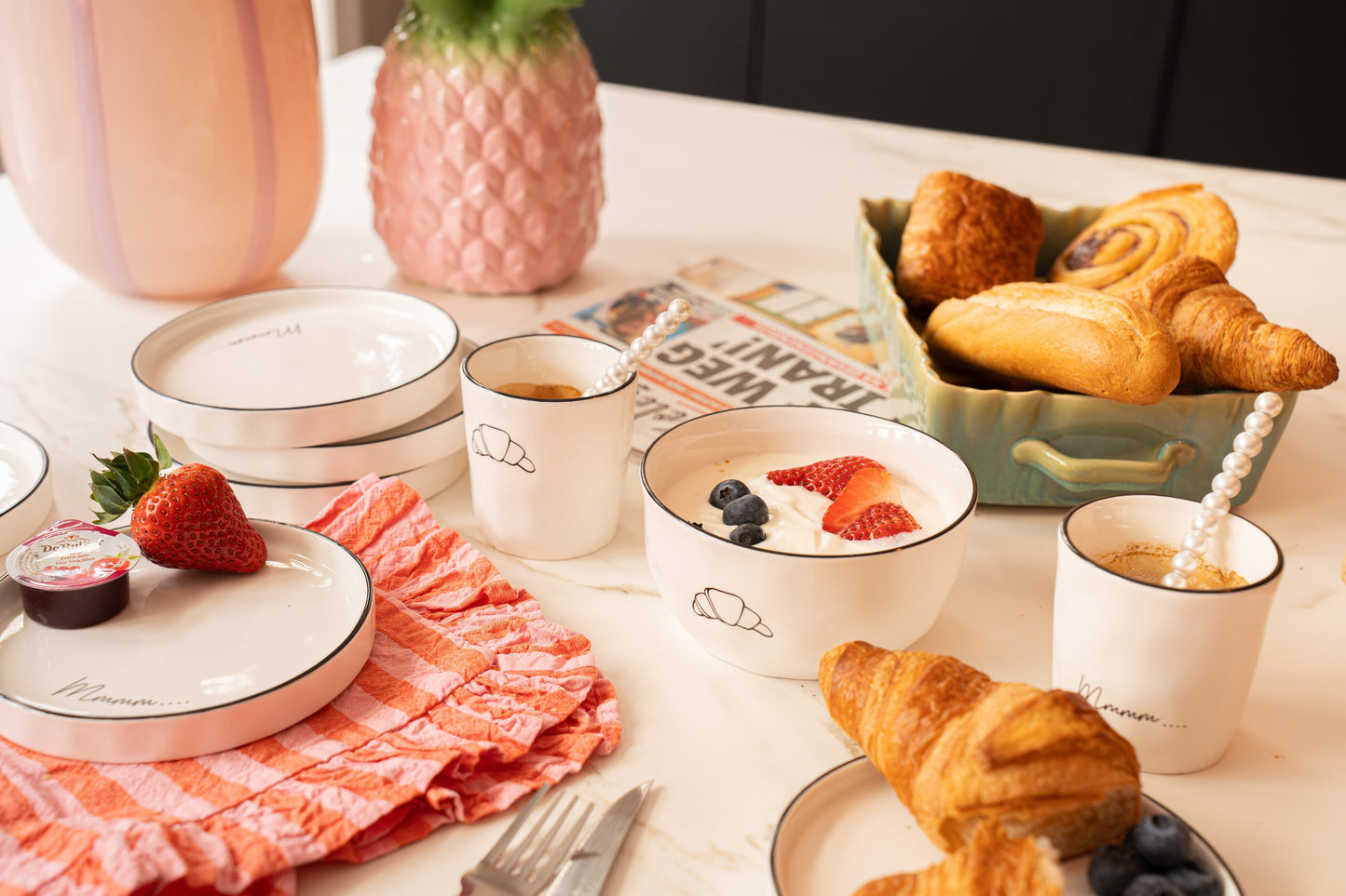 Bordjes uit de croissants collectie | Ruby Conceptstore