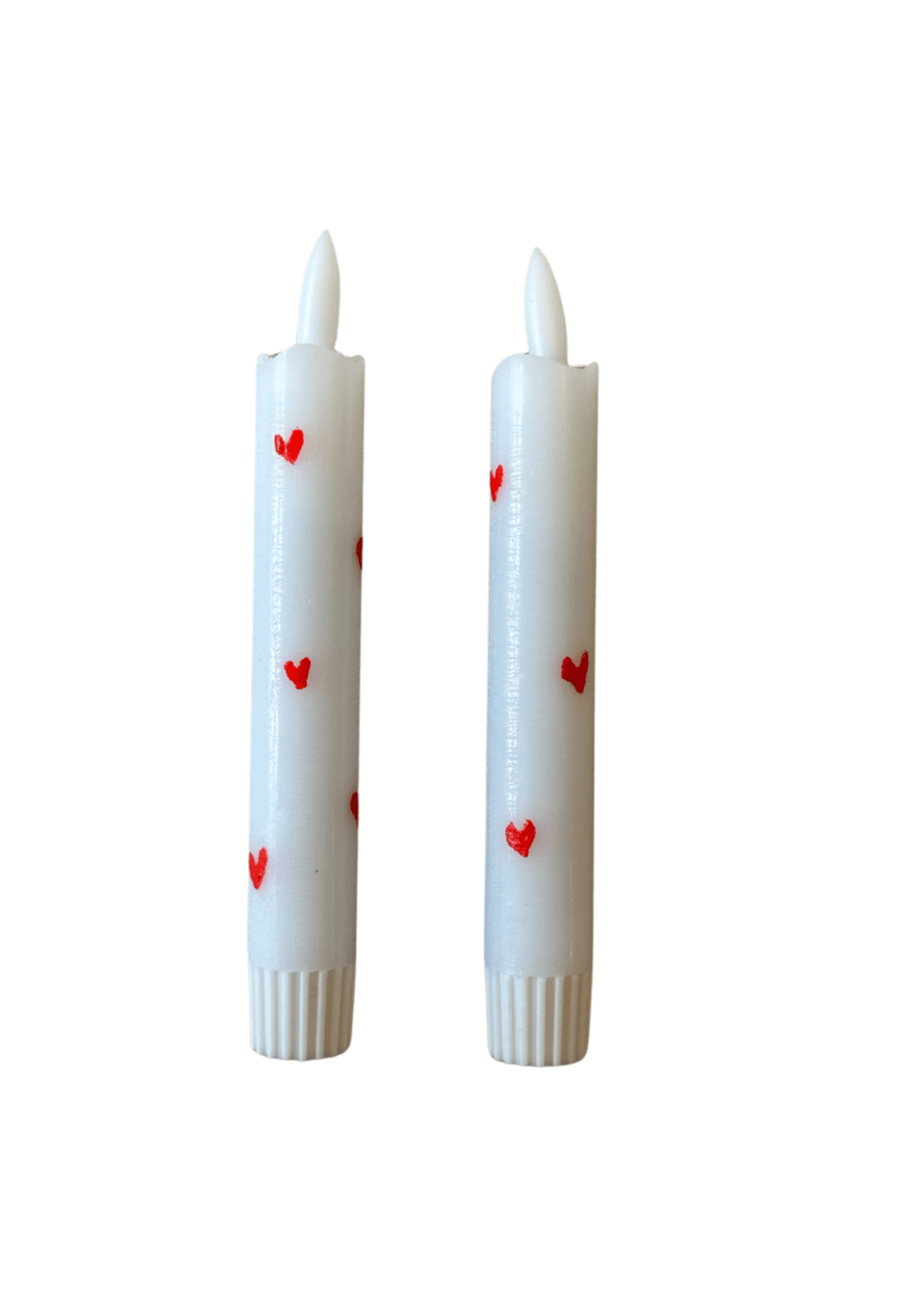 led kaars hartjes