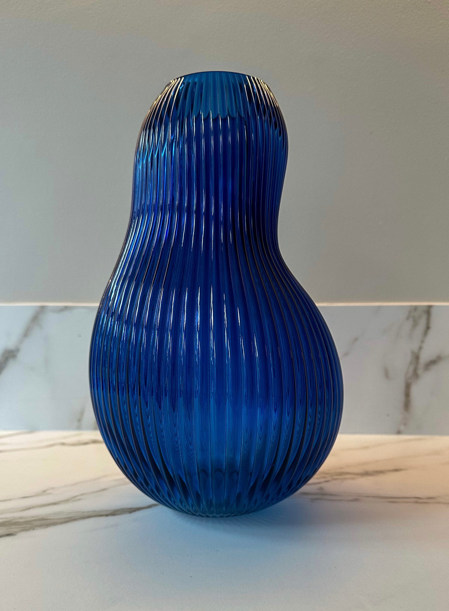 Vaas glas knal blauw - RUBY Conceptstore