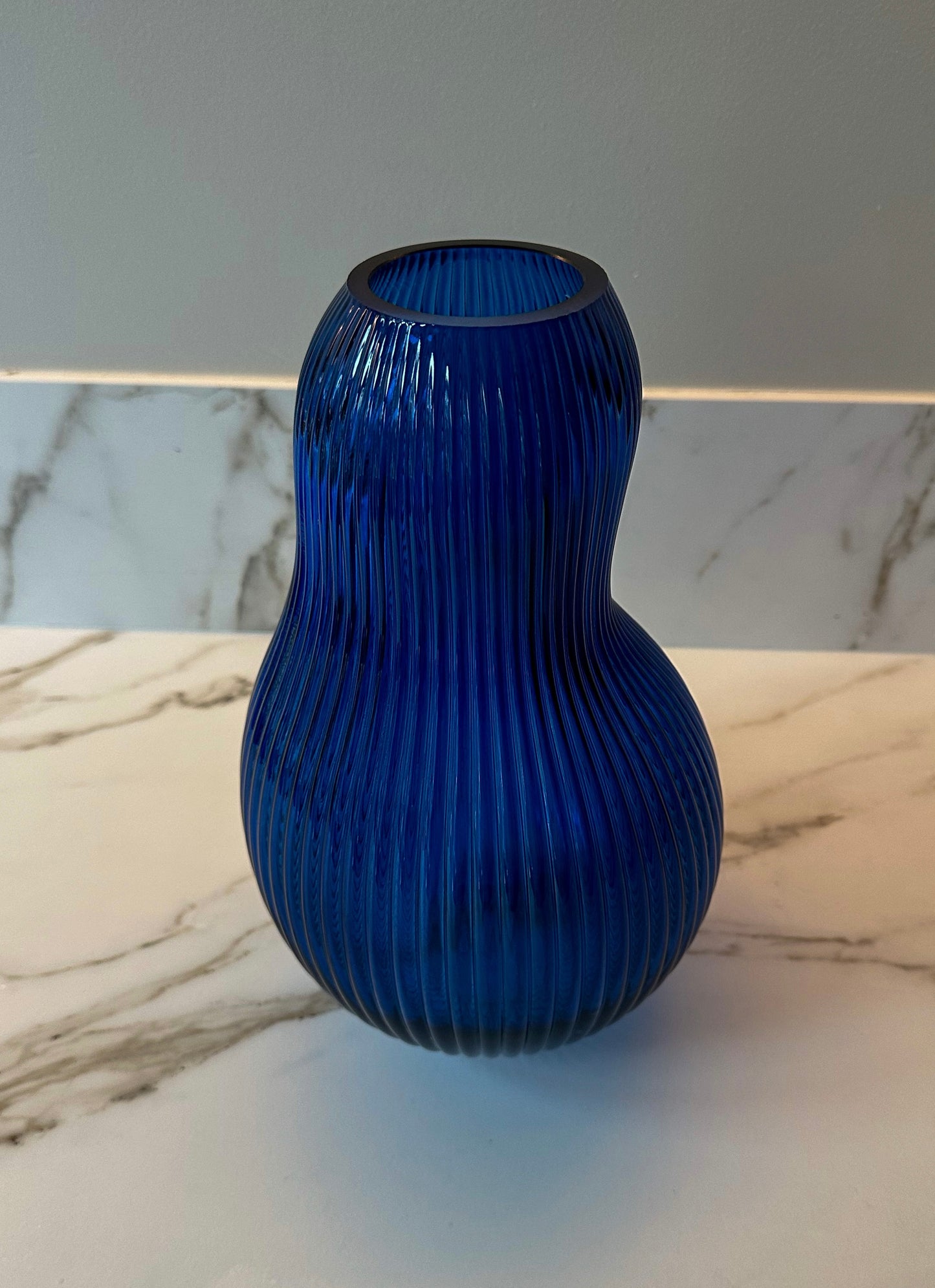 Vaas glas knal blauw - RUBY Conceptstore