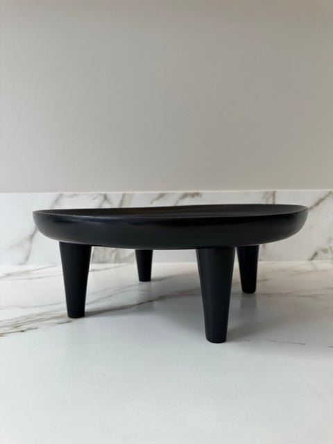 Plateau zwart met pootjes - RUBY Conceptstore