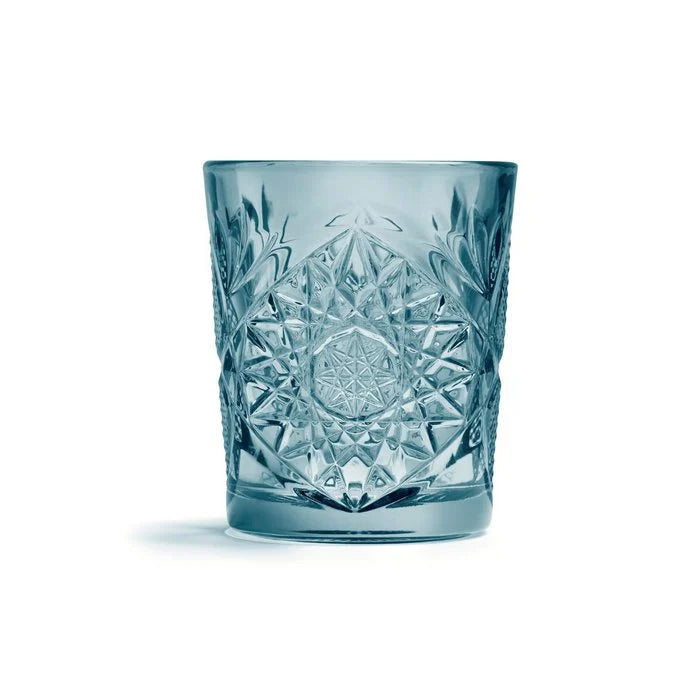 Glas hobstar blauw - RUBY Conceptstore
