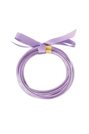 Gekleurde bangles armbanden ♡ 4 + 1 gratis - RUBY Conceptstore