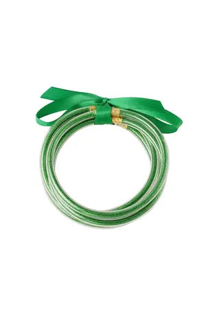Gekleurde bangles armbanden ♡ 4 + 1 gratis - RUBY Conceptstore