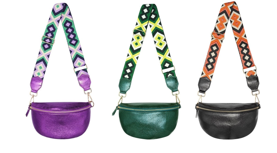 P Buideltas met gekleurde band paars - RUBY Conceptstore