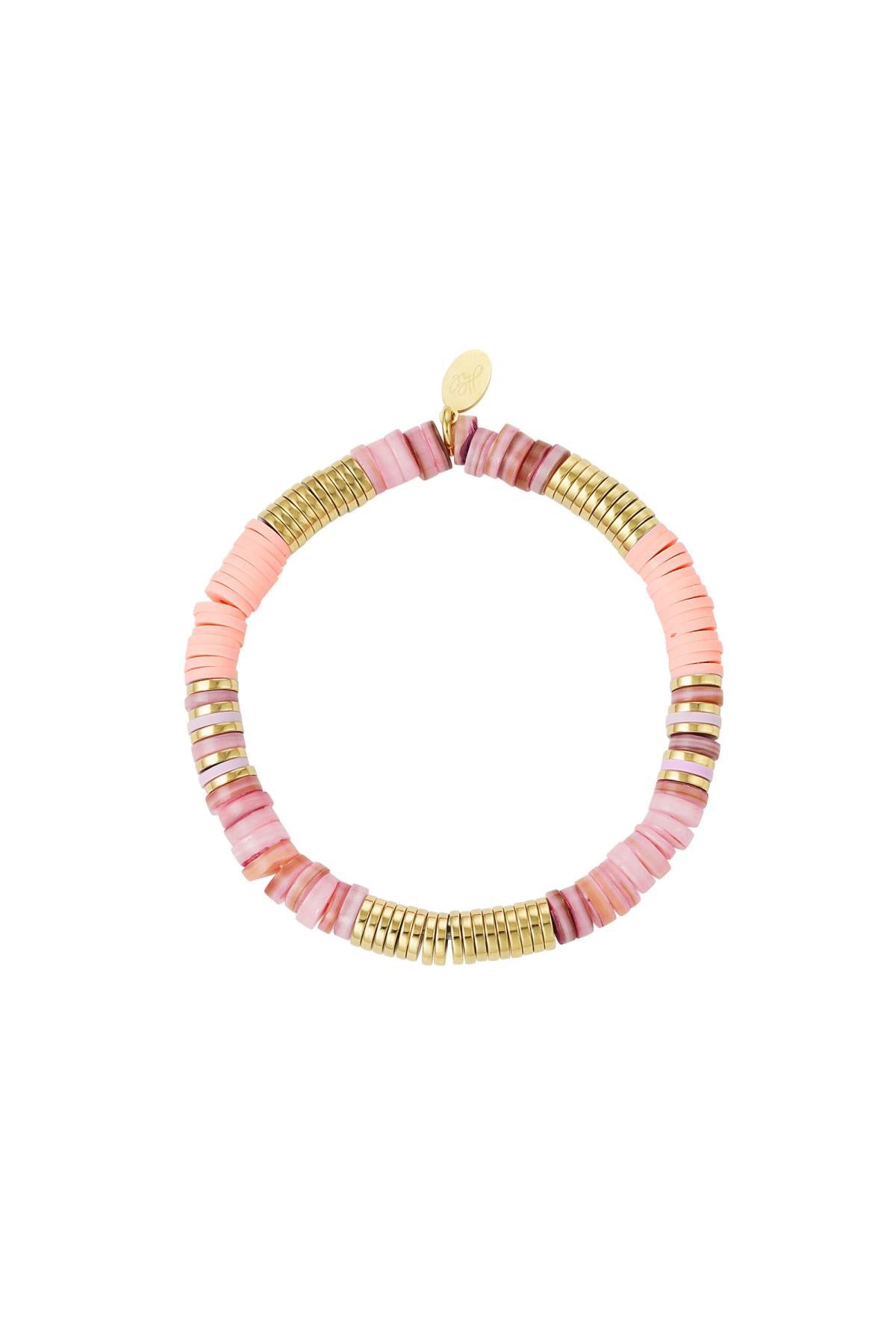 Armbandje kralen roze - RUBY Conceptstore