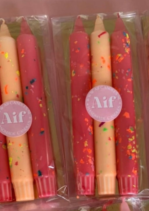 Kaarsen confetti (3 stuks) - RUBY Conceptstore