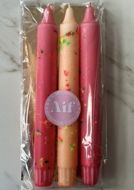 Kaarsen confetti (3 stuks) - RUBY Conceptstore